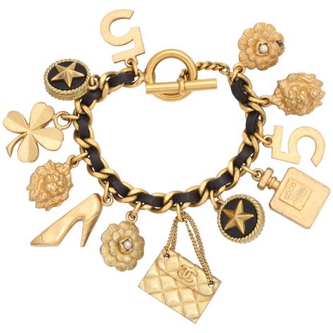 chanel vintage charm bracelet.